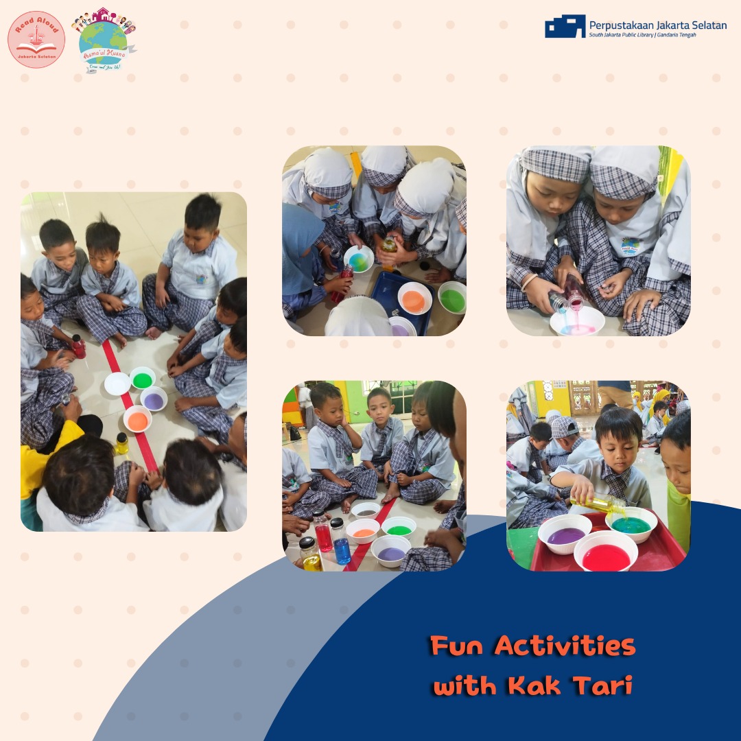 Duta Baca Jakarta Selatan Menyapa : Read Aloud & Fun Activities Di TK Asmaul Husna